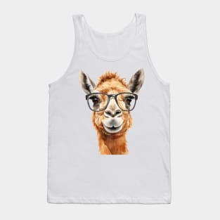 Cute camel with glasses Tank Top